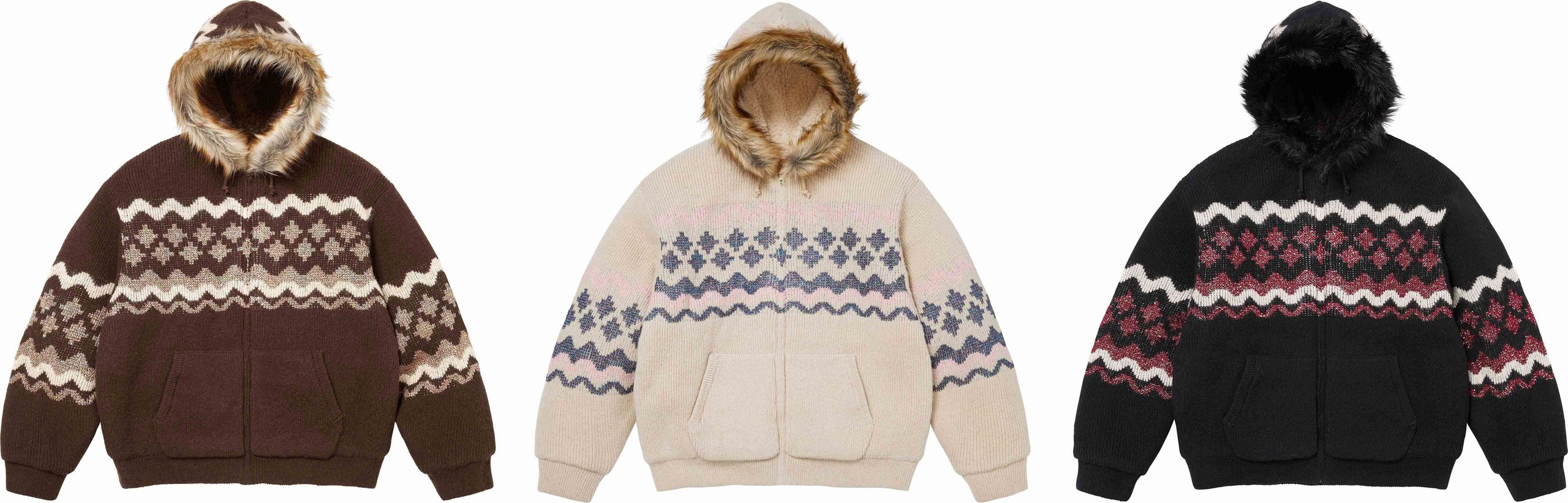 Sequin Lined Hooded Zip Up Sweater view 9